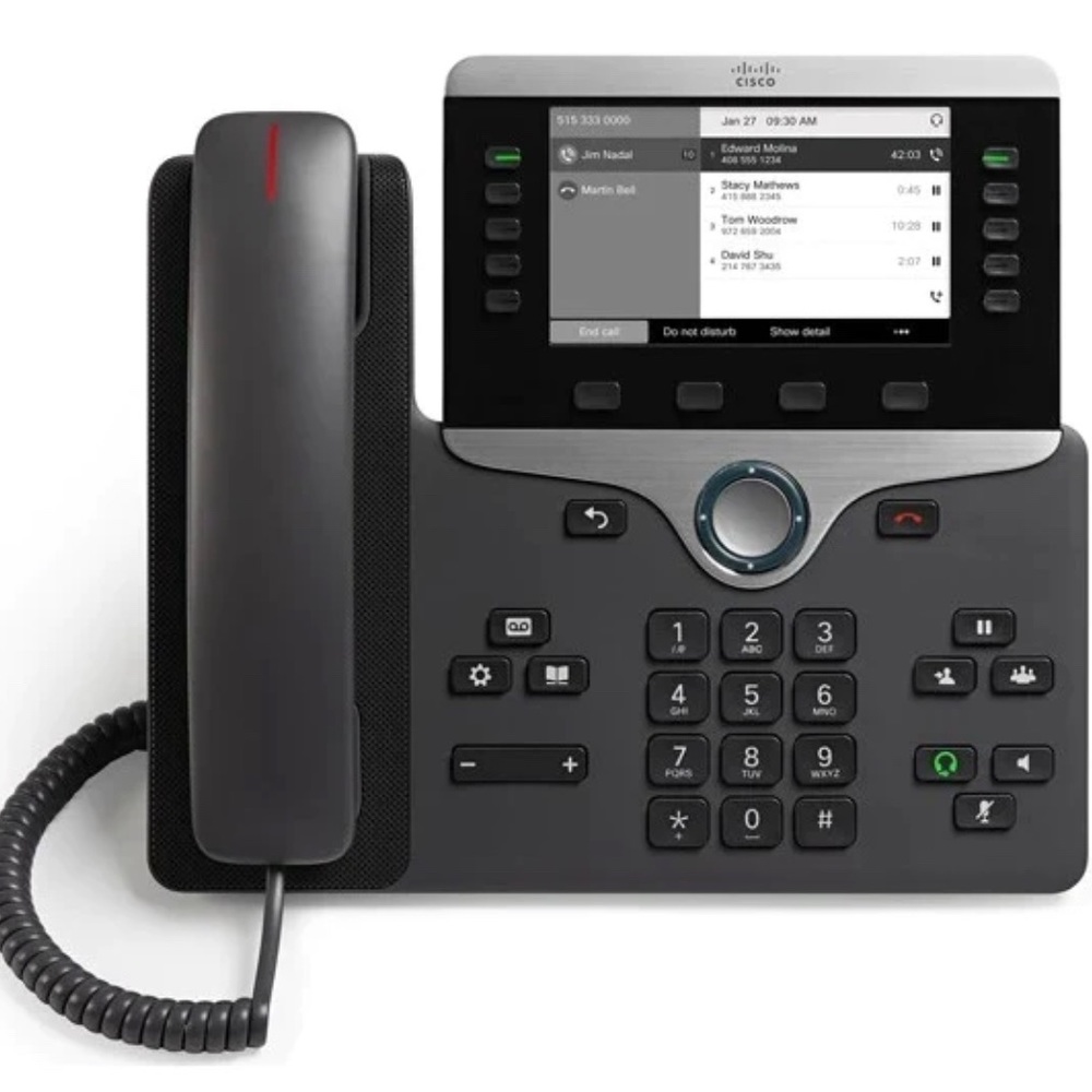 Cisco 8811 IP Phone - Corded - Wall Mountable, Desktop